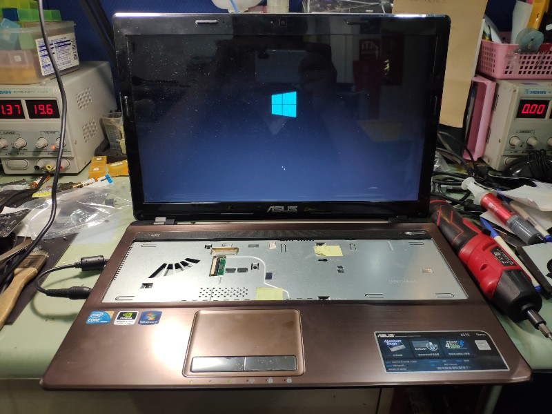 asus k53s 風扇有異音 更換全新風扇,有現貨可現場安裝，快速維修ok,可來電洽詢。