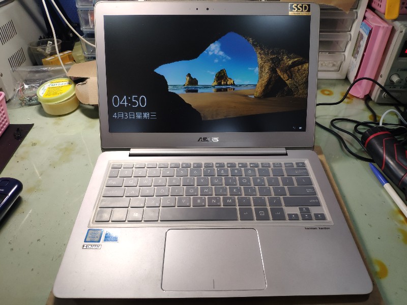 Asus ux330 主機板故障，螢幕，鍵盤都有維修