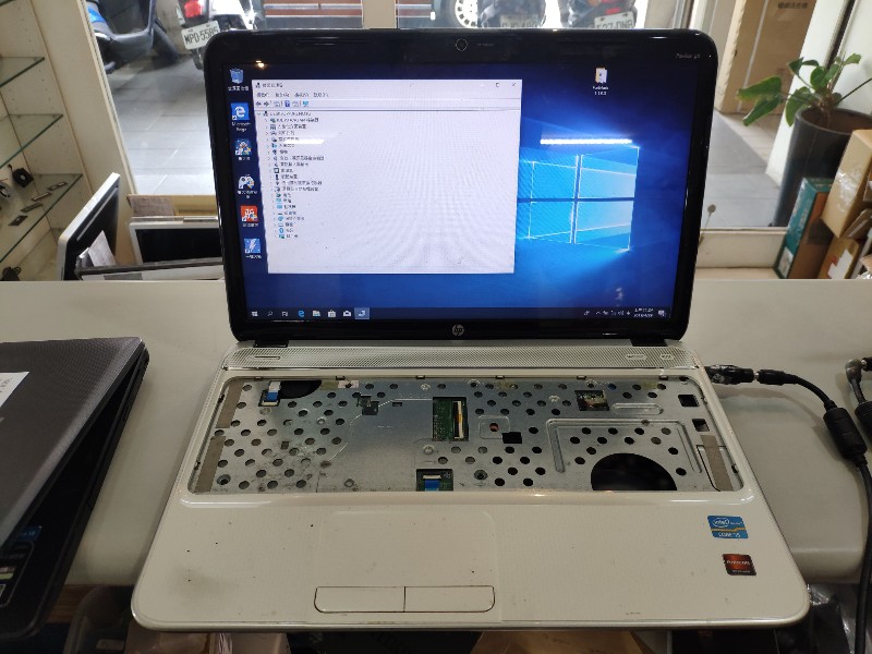 Hp g6 按開機鍵，不顯示，維修 顯示晶片ok完修