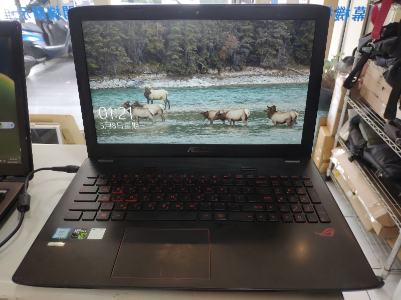 ASUS GL552 按開鍵鍵無反應，機板電源模組，I/O模組維修OK 
