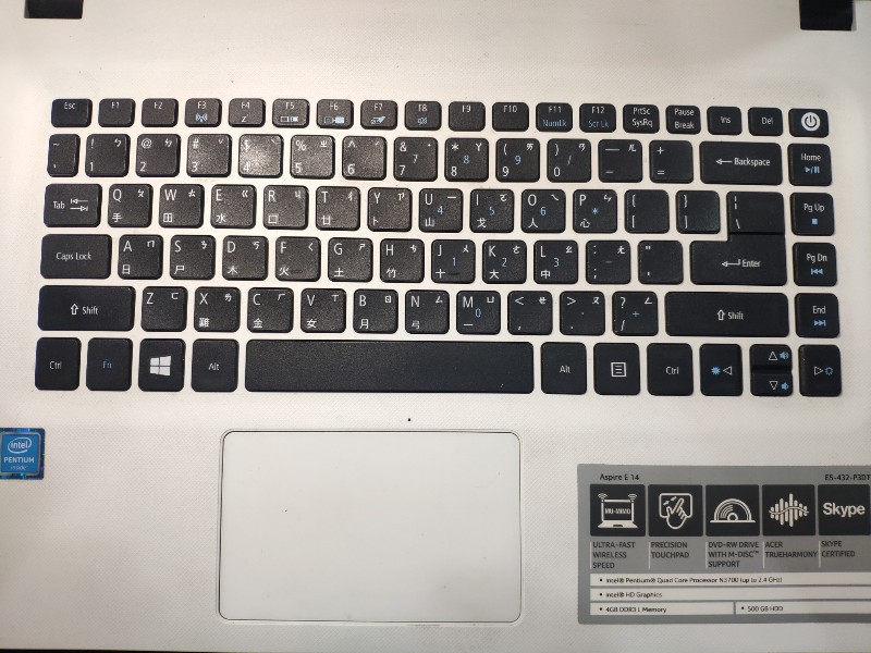 acer e5-432 鍵盤
