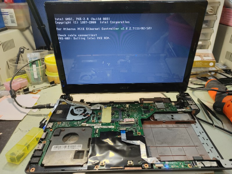 精修筆電-Acer 3750 不開機 不過電 南橋晶片故障更換 快速維修ok 各廠牌筆電都可維修可來電洽詢。