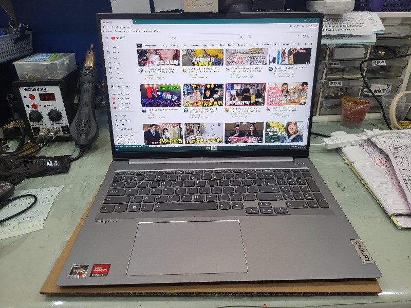 Lenovo thinkbook 16 G4+ ARA 客戶送修有過電不顯示2022年6月生產國外機器應該是保固內，但國外機國內不保，精修筆電ok.nb3c大台中筆電維修