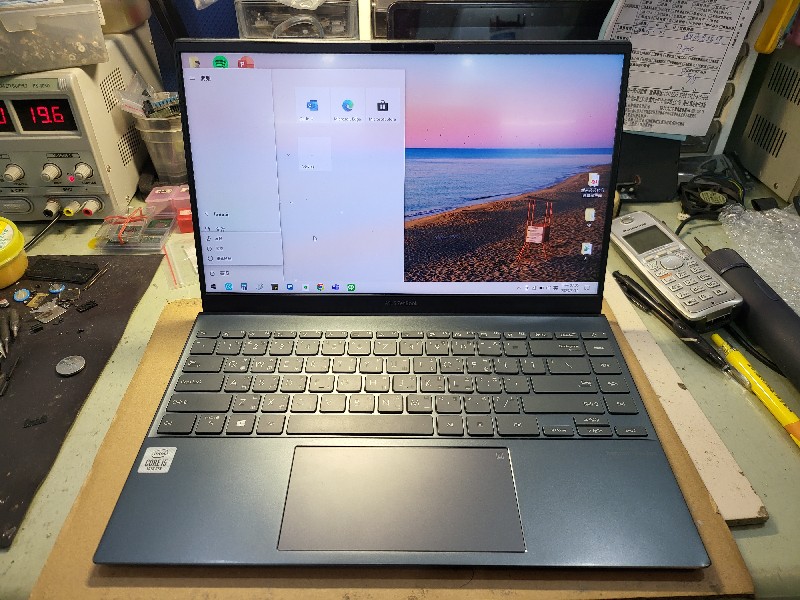 Asus ux425j 無聲音 客戶送2間維修公司無法修好，送來本店以修好聲音，維修音源模組，專業精修主機板，最喜歡處理疑難雜症，維修好還有保固。不開機都可送來門市維修。