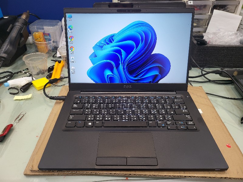Dell 7390 客戶送修，主機板有滲水，過電一下就斷電，維修主機板電源模組 ok,開機正常，同問題都可維修，筆電電腦有任何問題都可來電洽詢。專業主機板維修@nb3c
