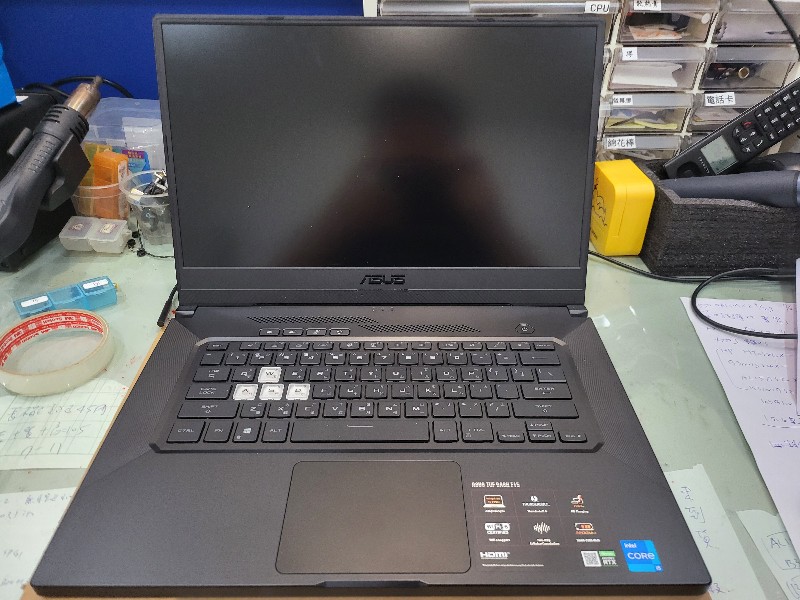 Asus fx516p 不開機不過電維修 按開機電源無反應.主機板維修 .有同問題都可送到門市維修