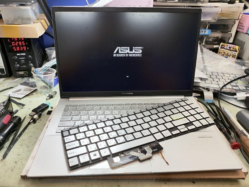 Asus s533f 鍵盤故障 現貨現場安裝ok完修,個廠牌鍵盤都有 專修主機板 螢幕 電池 ,@nb3c
