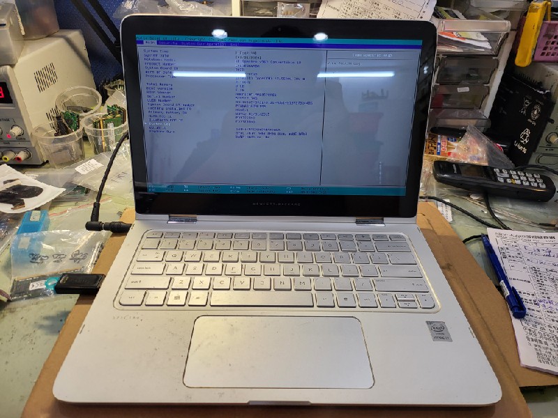 Hp tpn-q157 實機 拆解 主機板維修 電源模組故障，更換ok,可現場快速維修.nb3c大台中筆電維修