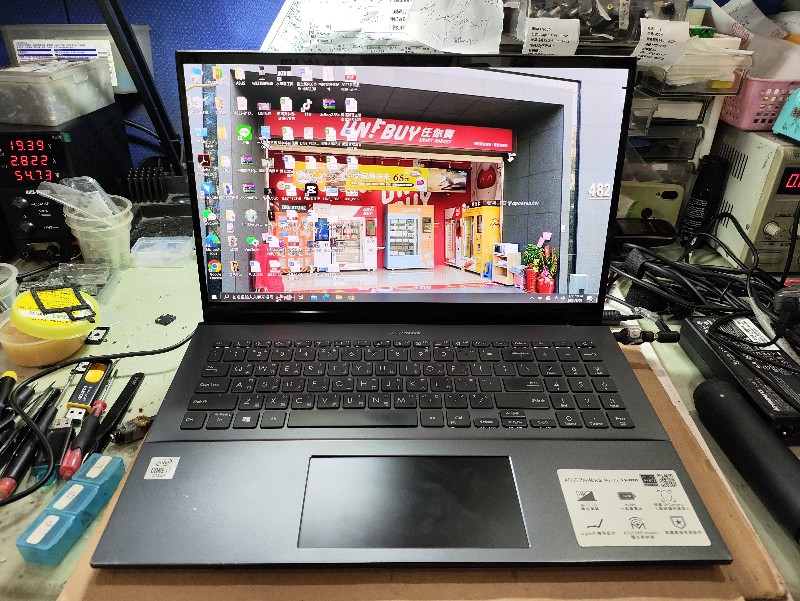 Asus ux535lh 不開機 不過電 實機拆解維修主機板 完修開機ok,各廠牌專業主機板維修nb3c