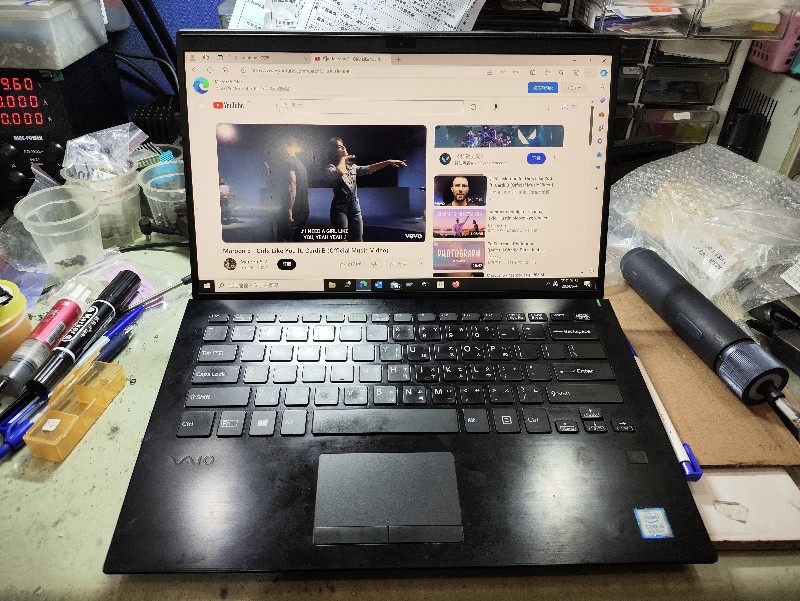 Sony vjs141 能開機 會斷電 實機拆解主機板 維修電源模組ok,實測開機使用6小時正常ok完修,精修主機板 各廠牌都可維修 nb3c