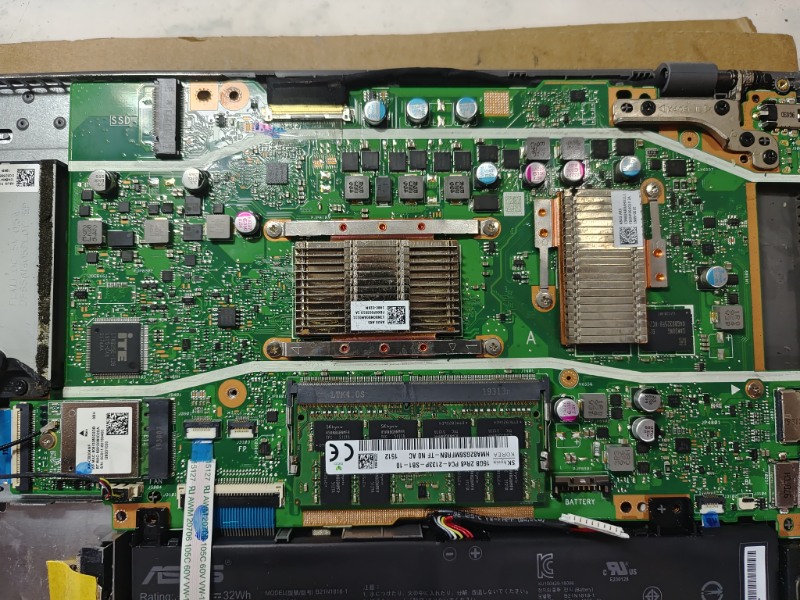 Asus x409f 不開機 不過電 實機拆解 專業主機板維修 查詢ˋ主機板電路 訊號 電原模組 有電源短路 更換零件 ok 開機 專業主機板維修 各廠牌都有維修最快當天維修好 大台中筆電維修 可來電洽詢 line:@nb3c