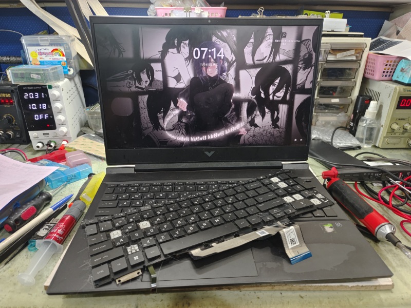 HP TPN-Q264 鍵盤故障 實機拆解維修更換鍵盤 現貨現場安裝OK,專業各廠牌筆電都有維修,螢幕 鍵盤 外殼轉軸 主機板專業維修 快速維修當天可維修好 可來電洽詢 LINE:@nb3c