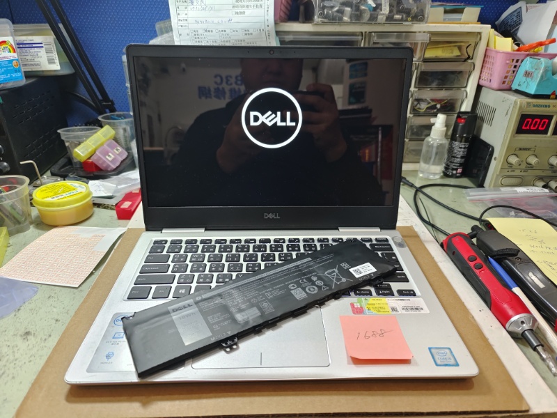 DELL 13 7000 P83G 電池膨脹 續電不好.現貨現場安裝OK.各廠牌筆電電池都有可來電洽詢NB3C筆電維修