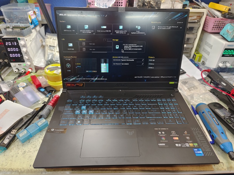 Asus Fx707 螢幕故障 顯示抖動 異常 現場現貨更換全新螢幕約30-60分鐘換好 各廠牌筆電全系列螢幕都有更換可來電洽詢 nb3c大台中筆電維修 LINE:@nb3c